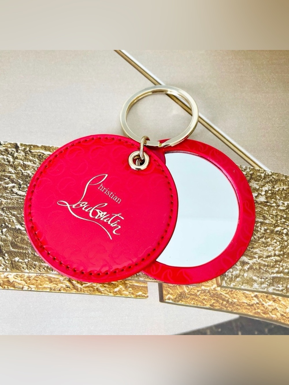 Christian Louboutin Keychain With Mirror‎